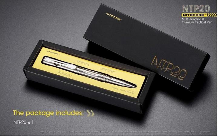 Produktbild Nitecore Titan Pen NTP20 (Silver, 1 x)