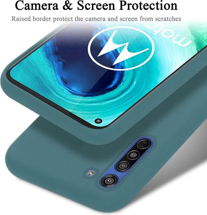 Produktbild Cadorabo Hülle für Motorola MOTO G8 TPU im Liquid Case Design (Motorola Moto G8)