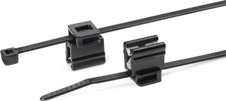 Actual product image HellermannTyton T30REC4B-PA66HS/PA66HIRHS-BK (500) Cable tie 150x3,5mm 150-76080 (Metal cable ties, 148 mm, 500 pcs.)