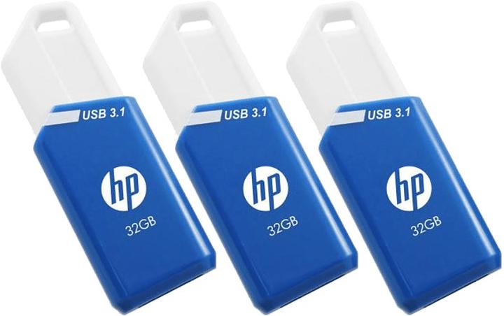 Produktbild HP x755w 32GB USB 3.1 Stick 3er Pack (P) (32 GB, USB-A)