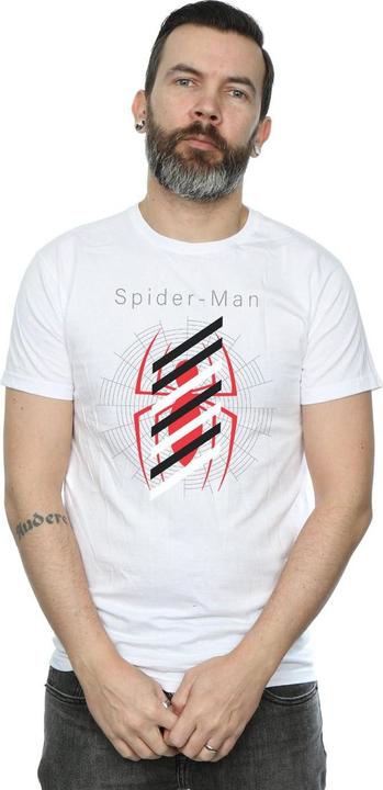 Produktbild SpiderMan Logo Stripes TShirt (3XL)