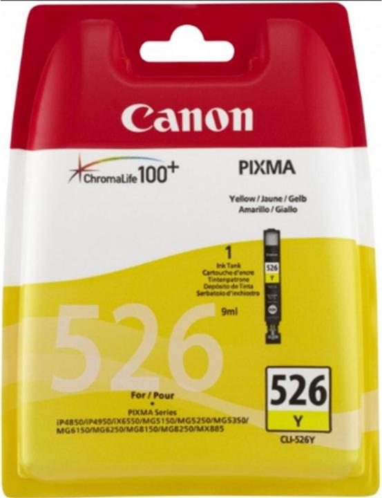 Actual product image Canon CLI-526 Y BLISTER W/SEC (Y)