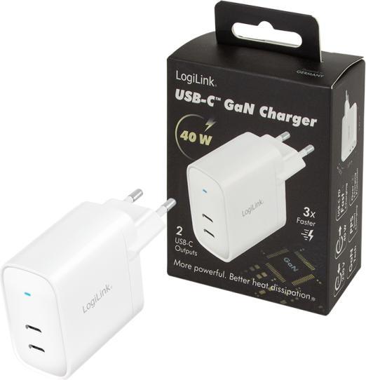 Produktbild LogiLink USB-Steckdosenadapter (40 W)