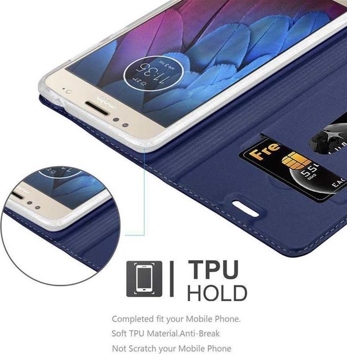 Immagine prodotto Cadorabo Copertina in stile libro di classe (Motorola Moto G5S Plus)