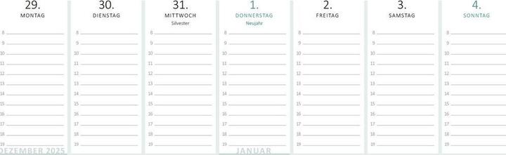 Produktbild Tischkalender Lebensweisheiten 2026 (Harter Einband, Deutsch)