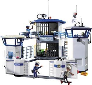 Actual product image Playmobil Intl. police command center with prison (6919, Playmobil City Action)