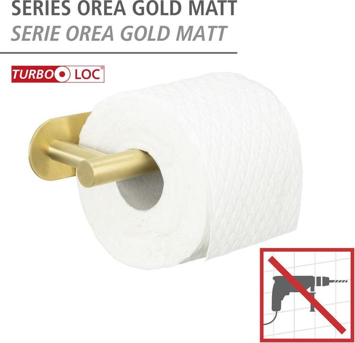 Actual product image Wenko Turbo-Loc toilet roll holder.