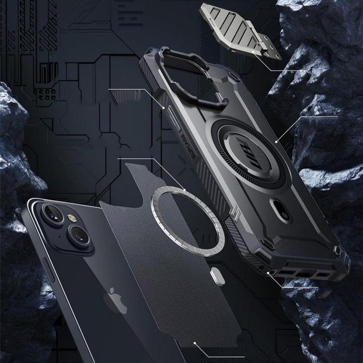 Actual product image Supcase Ub Xt Mag Magsafe Iphone 15 Black (Apple iPhone 15)