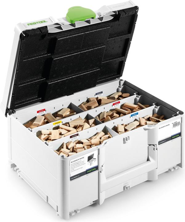 Festool Assortiment de Domino en hêtre DS 4/5/6/8/10 1060 BU (1 pcs)