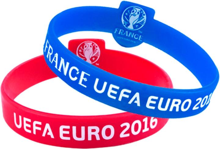 Universal Textiles Euro 2016 Offizielle Silikon Armbänder (2 Stück) (100% Silikon)