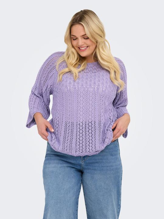 Produktbild Only Normal geschnitten Rundhals Plus Pullover Strickpullover (L)