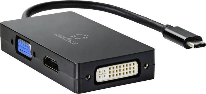 Produktbild Renkforce TV, Monitor Adapter (HDMI, DVI, USB Typ-C, VGA)