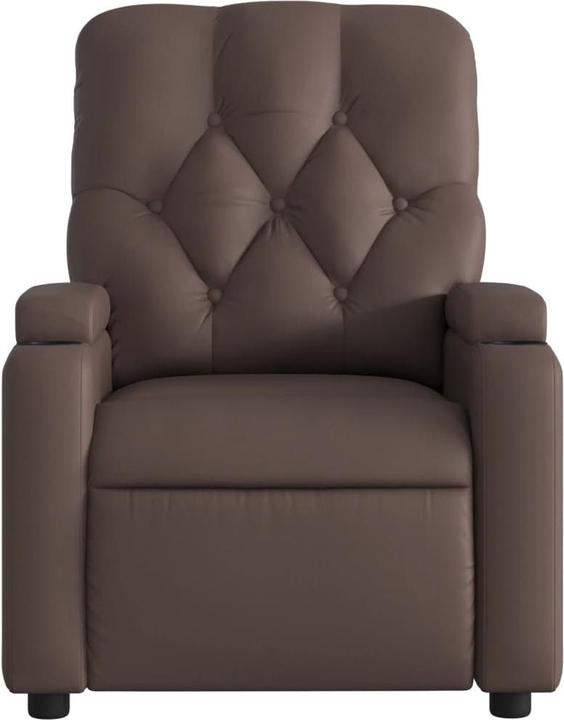 Actual product image VidaXL Recliner armchair reclining armchair armchair electric brown imitation leather