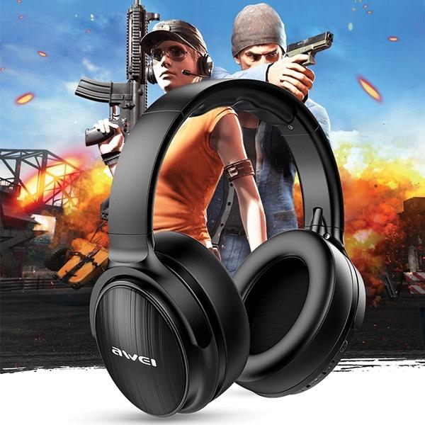 Actual product image Awei Bluetooth headphone s A780BL black (No noise cancelling, 15 h, Wireless)