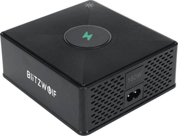 Produktbild BlitzWolf Charger 868H, 2xUSB-A, 3xUSB type-C, 160W (black) (160 W)