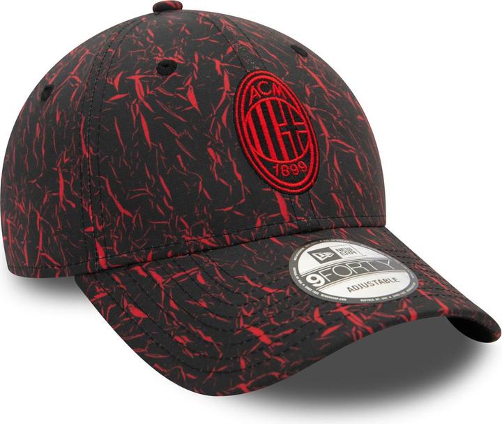New Era 9Forty Strapback Cap - AC MAILAND crinkle print