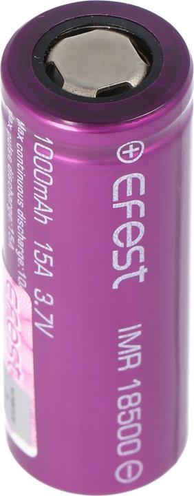 Produktbild Efest Akku Purple IMR18500 ungeschützt (1 Stk., 18500, 1000 mAh)