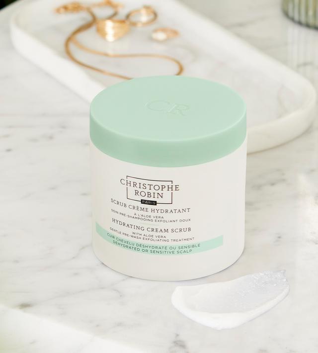 Produktbild Christophe Robin Hydrating Cream Scrub with Aloe Vera (250 ml, Flüssiges Shampoo)