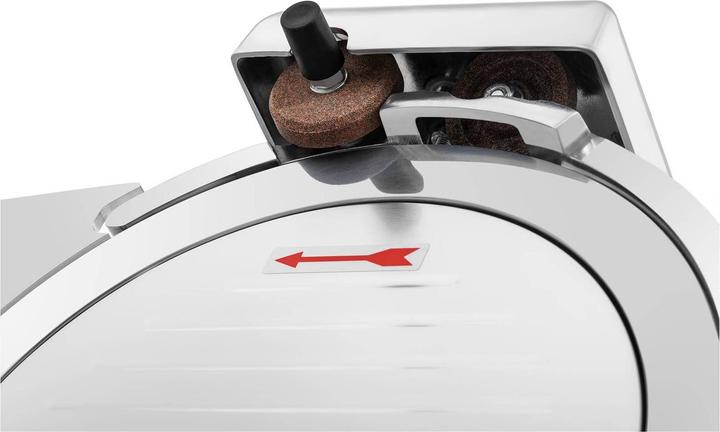 Produktbild Royal Catering Aufschnittmaschine Allesschneider Edelstahl Ø 250 mm Schrägschneider 480 U/min