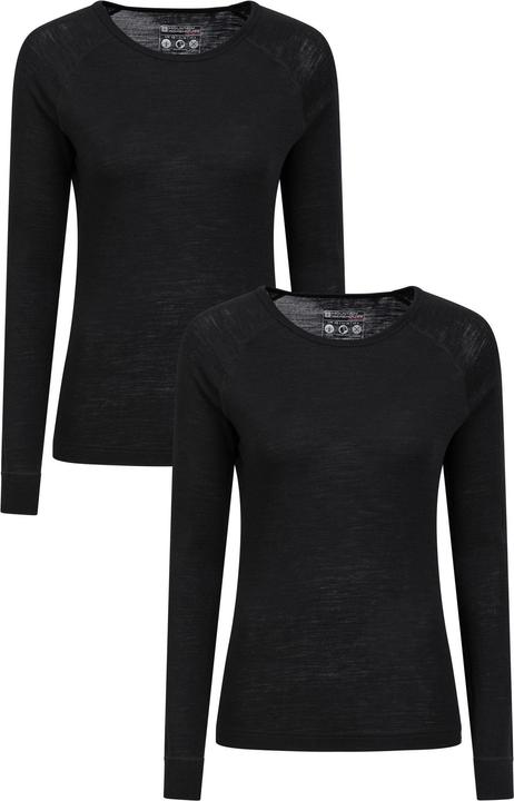 Produktbild Mountain Warehouse Base Layer Oberteil Rundhalsausschnitt (2erPack)