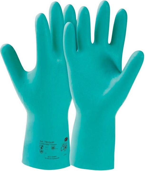 KCL Glove Camatril 730, 310 mm, size 9, green (9)