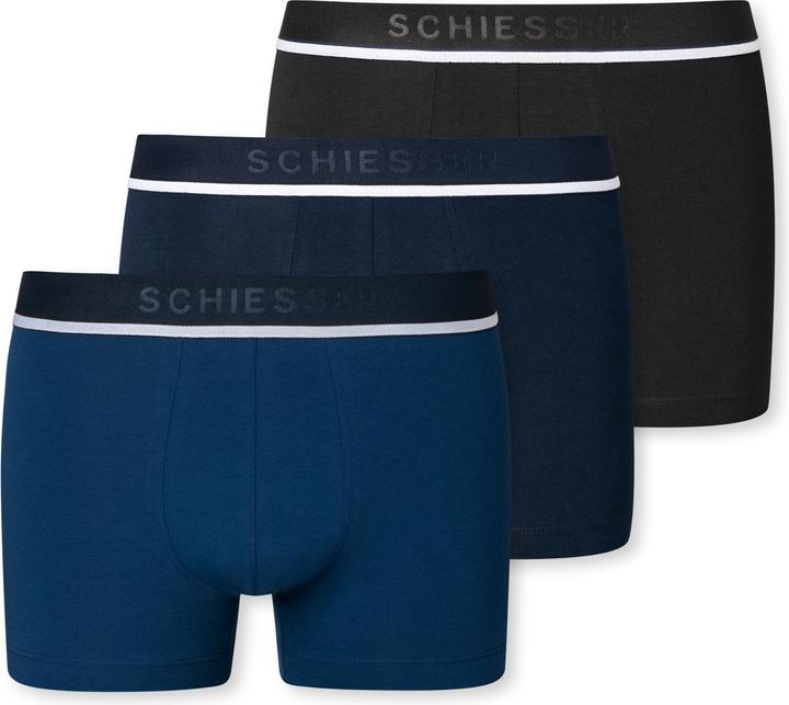 Schiesser Herren Boxershorts Unterhosen Streifen 95/5 Organic Cotton | 3er Pack