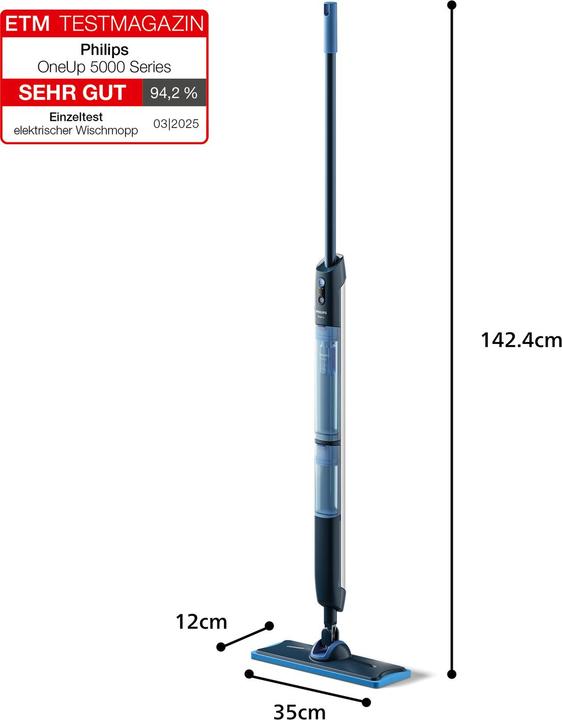 Actual product image Philips OneUp electric mop 5000 Series