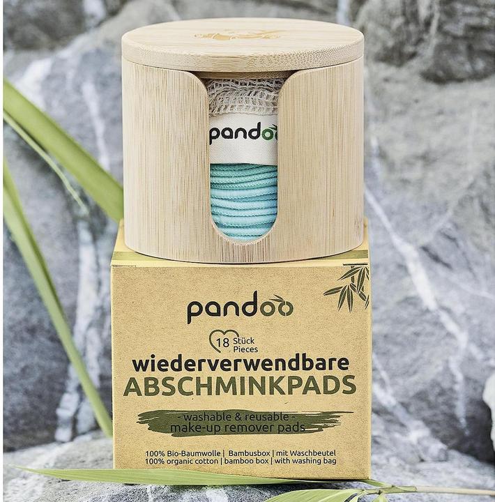 Actual product image Pandoo Make-up remover pads