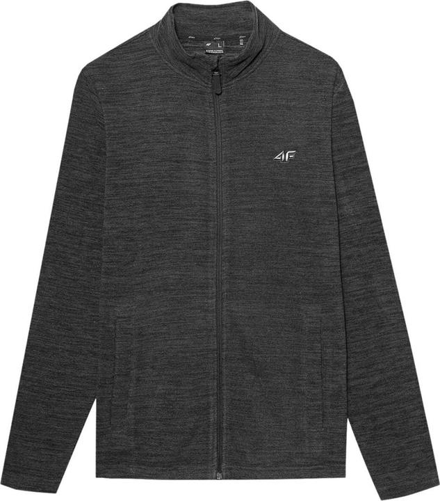 4F Herren Fleece M052 schwarz melange SS23TFLEM052 21M (S) (S)