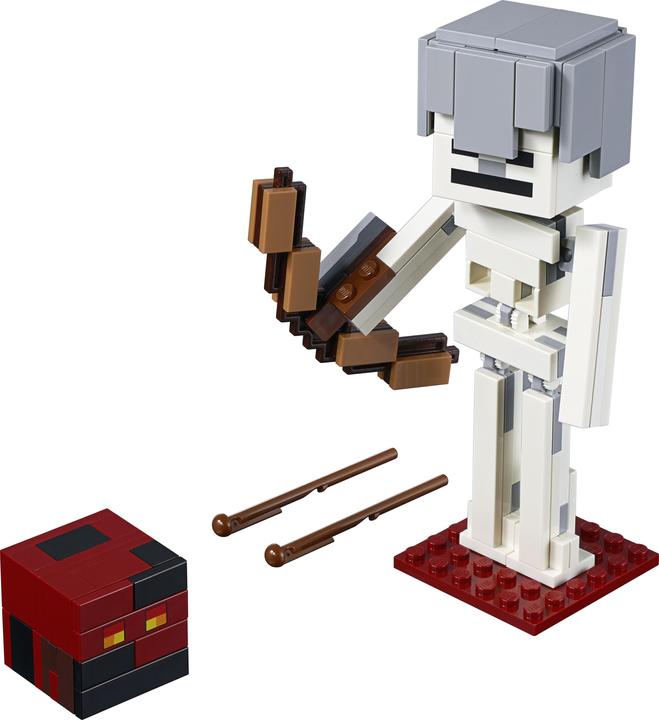 Actual product image LEGO Skeleton with magma cube (21150, LEGO Minecraft)