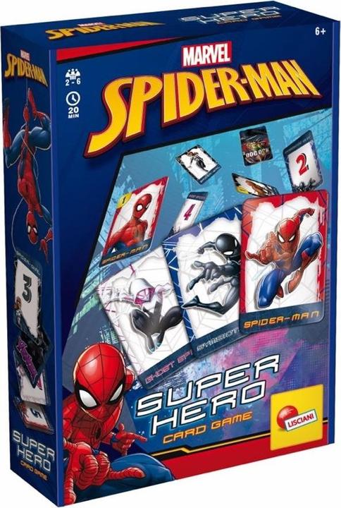 Actual product image Lisciani Spiderman card game