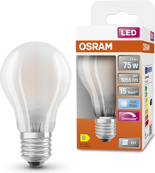 Actual product image Osram Superstar Classic A (E27, 75 W, 1055 lm, 1 x, D)