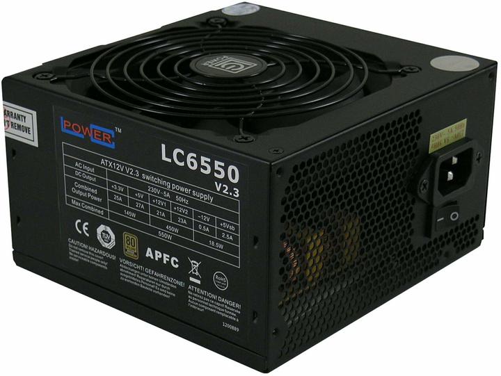 LC-Power SuperSilent Black-Edition 6550 (550 W)