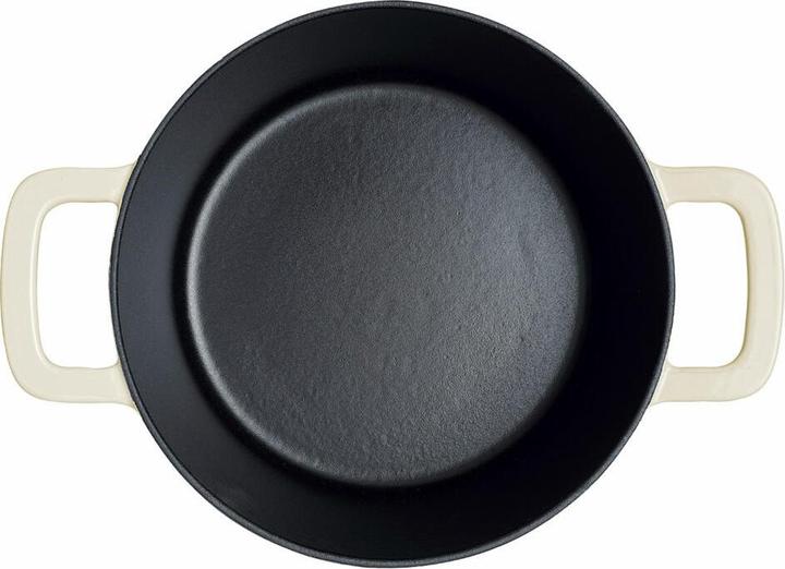 Produktbild Fissler Bräter Gusseisen rund, Elfenbein weiss (24 cm, Bräter + Schmortopf, Gusseisen)