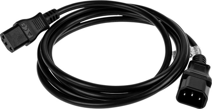 Produktbild Furber Verlängerungskabel C13-C14 2.0 m Schwarz (2 m, C14, C13)