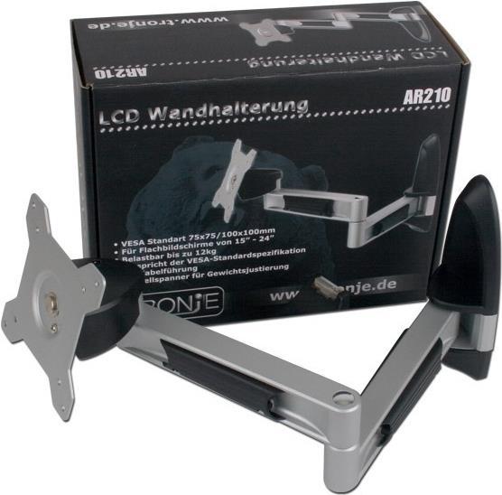 Actual product image Tronje LCD TFT Wandhalter AR210, 15"-2X", max.12kg (Wall, 24", 12 kg)