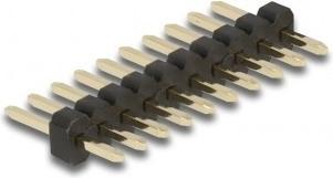 Actual product image Delock Male header 10 pin, grid spacing 2.54 mm, 2-row, straight, 5 pieces