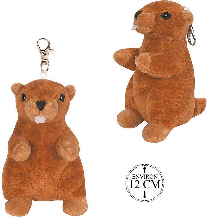 Image du produit TopSpirit Porte-clés marmotte en peluche, 12cm