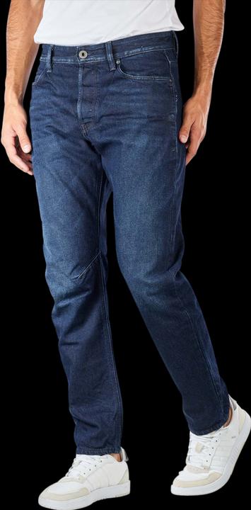 Actual product image G-Star A-Staq Jeans Tapered Fit C602 worn in deep marine (W29/L32)