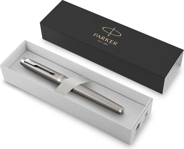 Produktbild Parker Füller IM Brushed Metal C.C. M (Black, Stainless Steel, 1 x)