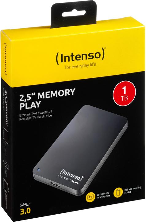 Actual product image Intenso Memory Play - TV hard disk (1 TB)