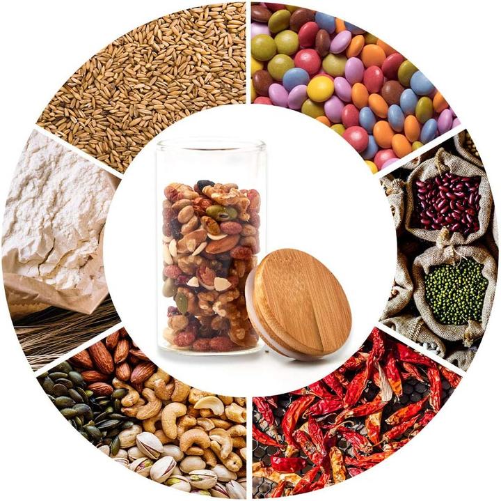 Actual product image EZOWare Spice jars, 200ml (0.20 l)
