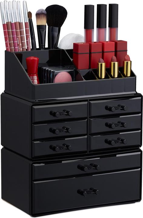Image du produit Relaxdays Organiseur de maquillage 8 tiroirs