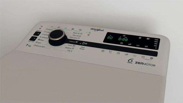 Image du produit Whirlpool TDLRS 7232BS EU (7 kg, Droite, Prise UE)