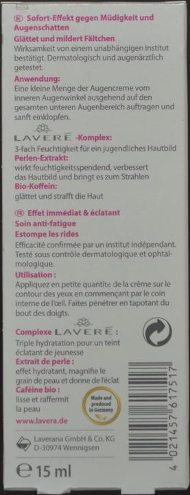 Image du produit Lavera Illuminant (Crème, 15 ml)