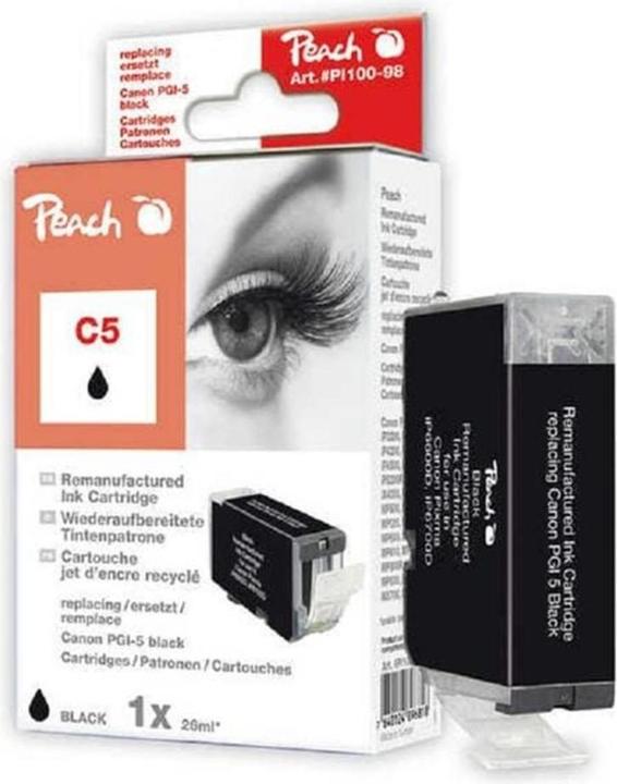 Produktbild Peach Tinte Canon PGI-5 Black (BK)