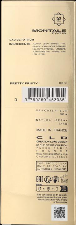 Actual product image Montale Pretty Fruity (Eau de parfum, 100 ml)