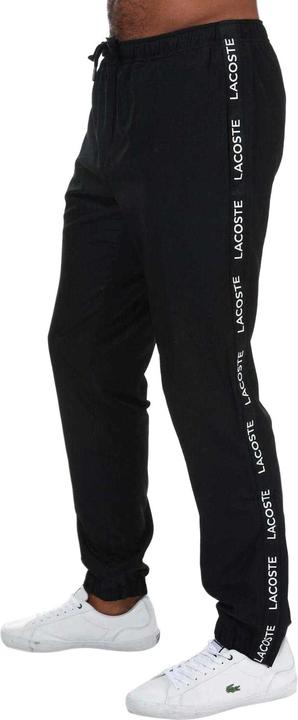 Actual product image Lacoste Mens Tape Logo Jogging Bottoms (S)