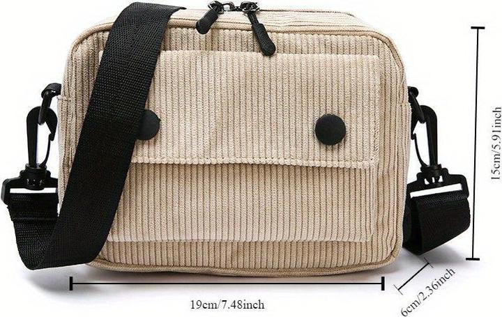 Immagine prodotto Only-Bags.Store Mini borsa crossbody, simpatica borsa a tracolla semplice e casual, versatile borsa portacellulare