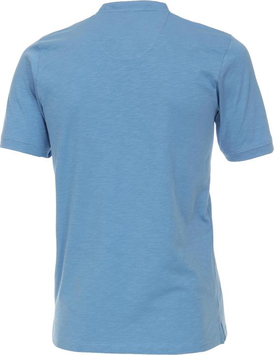 Actual product image Casa Moda T-Shirt Kurzarm-Henley-Shirt mit Print und Stickerei (M)